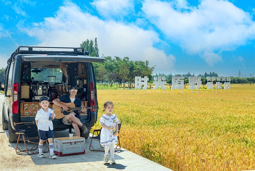 童年的麦田。双流区委宣传部供图