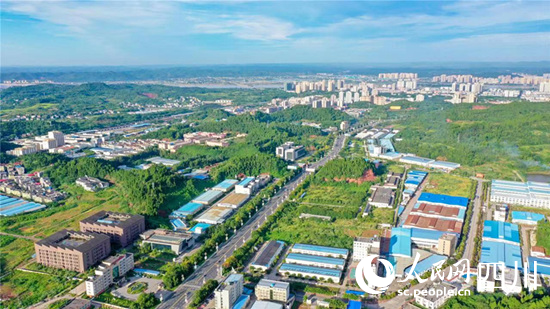遂宁经开区微电子产业园，曾经的全省第三，如今正在酝酿着下一次征途。刘昌松摄