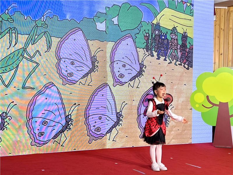 故事大王講故事。成都市第三十一幼兒園供圖