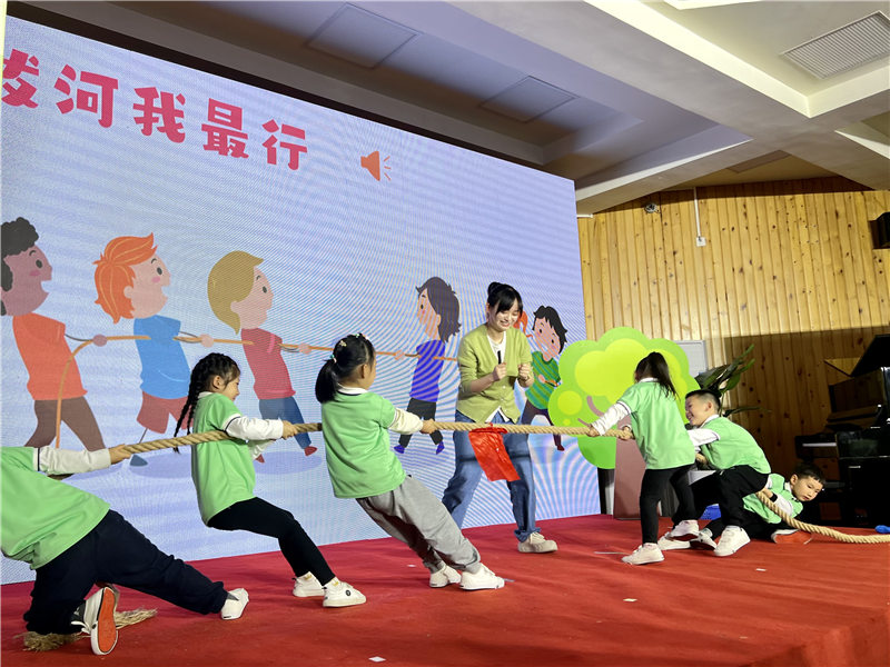 新教育种子教师绘本课堂展示。成都市第三十一幼儿园供图