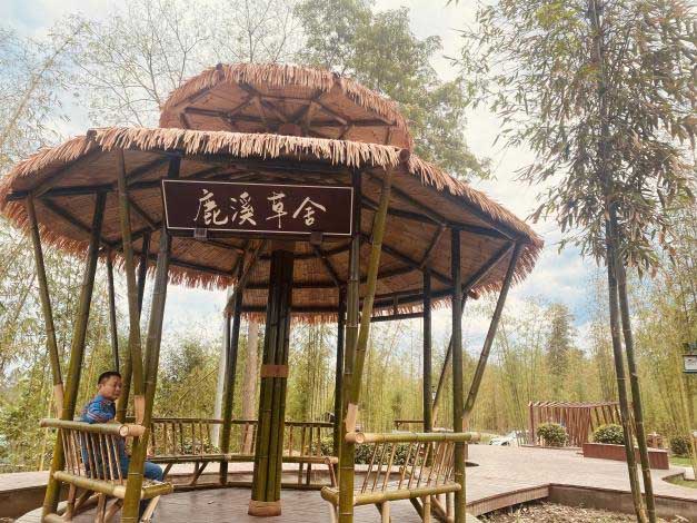 提升后建的凉亭。沿溪村委会供图