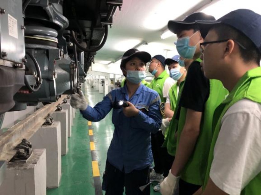 圖為與成都地鐵運營有限公司共享實訓基地。成都交通高級技工學校供圖