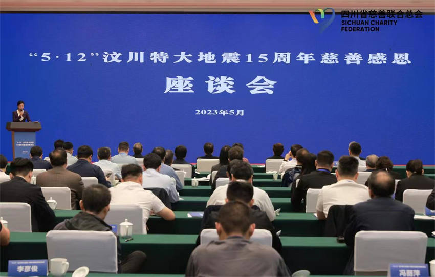 座谈会现场。四川省民政厅供图