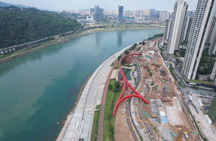 项目施工现场。叙州区融媒体中心供图
