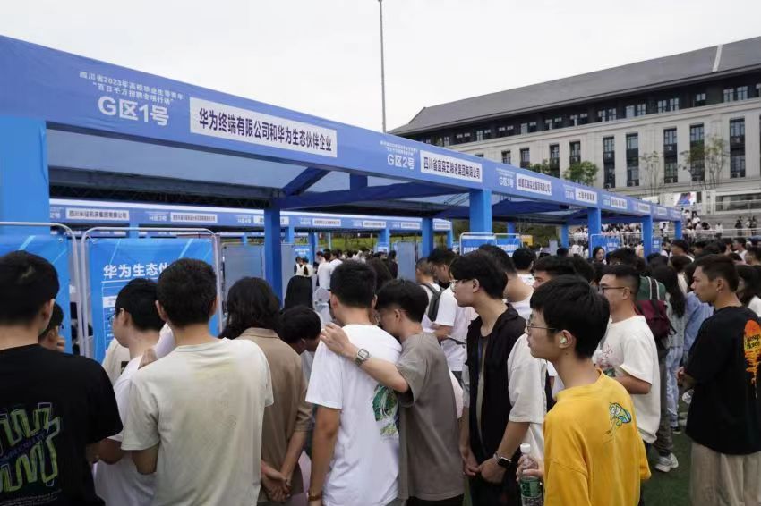本次活动吸引宜宾本地大学毕业生参与。四川人社供图