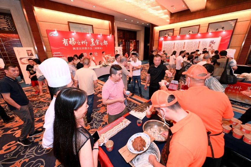 福州本地美食品鉴区。主办方供图