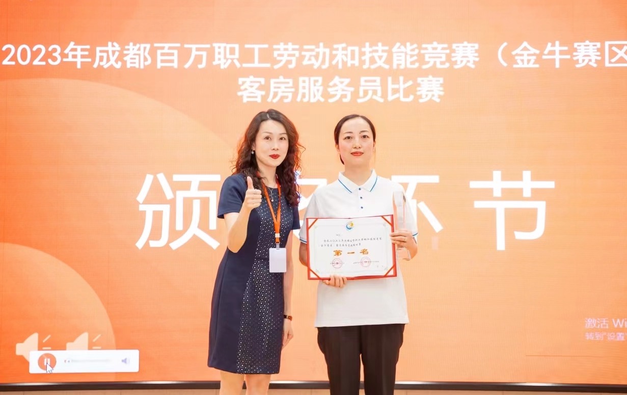 大赛第一名选手。主办方供图
