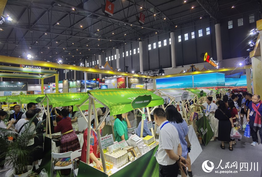 第十九屆中國西部國際博覽會展會現場。人民網記者 王洪江攝