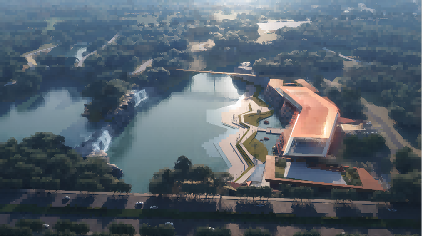 项目效果图。中建三局供图