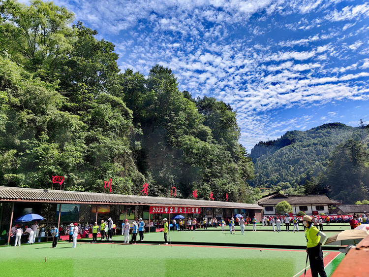 比赛现场。张敏摄