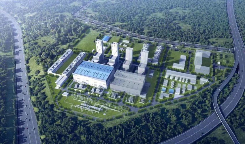 图为华能重庆两江燃机二期项目效果图。重庆市生态环境局供图