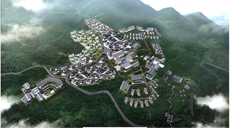 石门秘境效果图。什邡市委宣传部供图