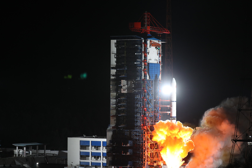 发射现场。西昌卫星发射中心供图