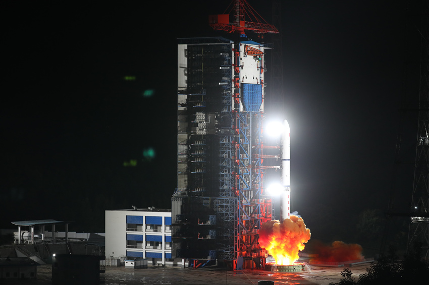 发射现场。西昌卫星发射中心供图