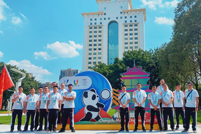 大运会安保团队成员。成都青羊公安供图