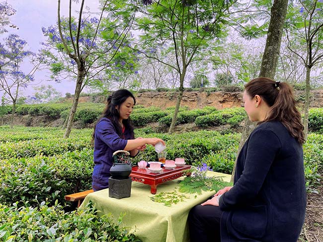 网络视频达人“荣州茶人”。张庆麟供图