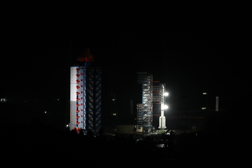 静待发射。西昌卫星发射中心供图