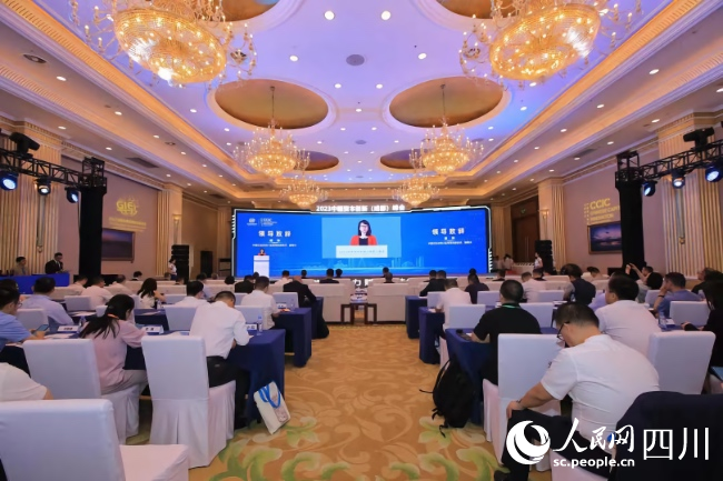 2023中国资本创新（成都）峰会现场。人民网记者 王洪江摄