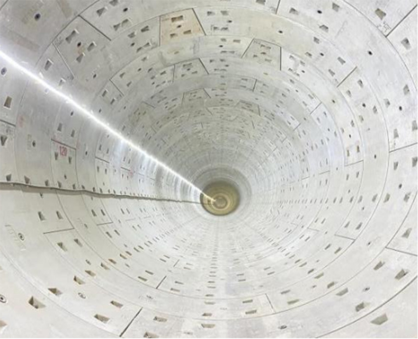 成型盾构区间隧道。成都轨道集团供图