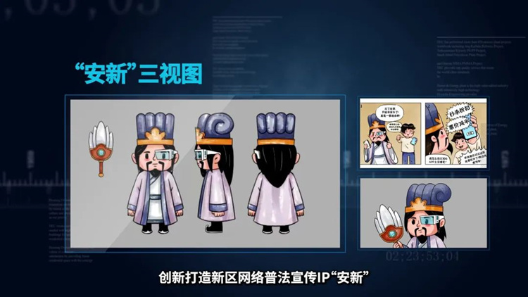 “安新”三视图。天府新区融媒体中心供图