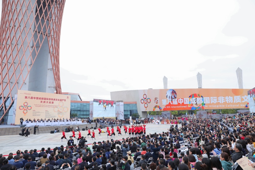 天府大巡游表演现场。主办方供图