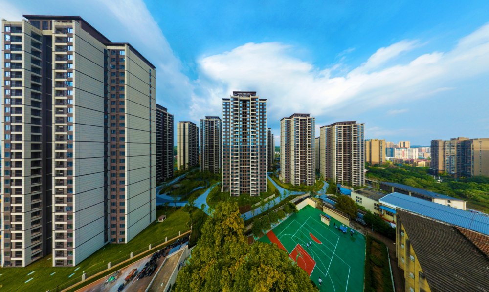 幸福家苑小区。中车资阳供图
