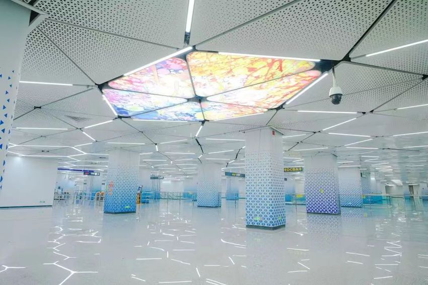 天府商务区站。成都地铁供图