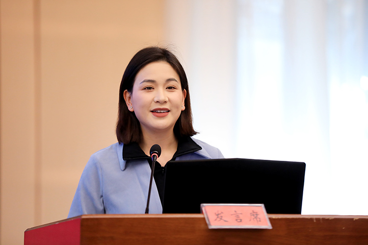 參賽選手發言。茂縣融媒體中心供圖