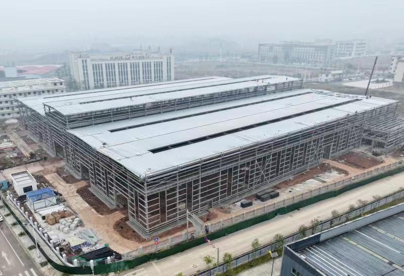 绿杉新能源设备项目 雁江区委宣传部供图