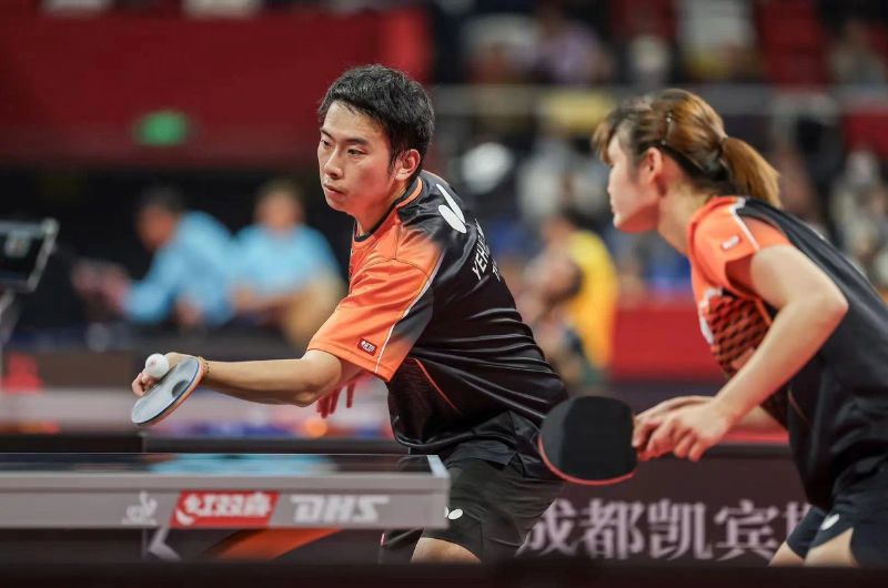 2023年成都国际乒联混合体世界杯在成都市武侯区省体育馆开赛。ITTF国际乒联供图