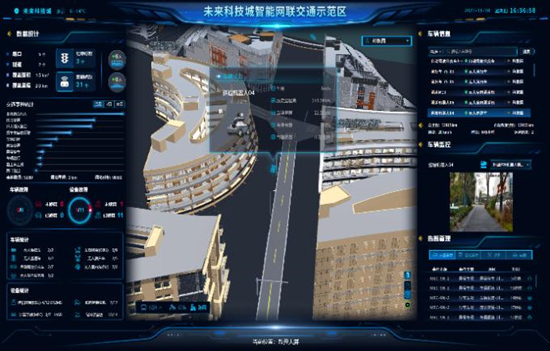巡检车平台端监管。成都未来科技城发展服务局供图