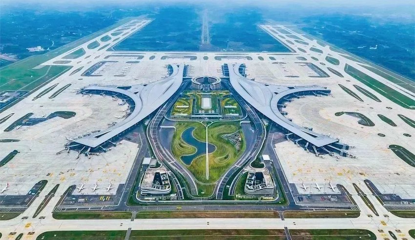 成都天府国际机场。四川机场集团供图