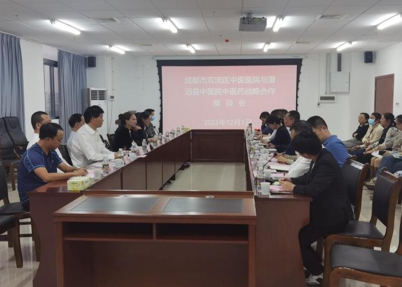 座谈会现场。双流区中医医院供图