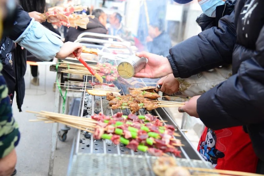 “百羊宴”美食展示体验。主办方供图