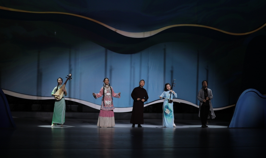 2023中国（四川）首届民族音乐周开幕式现场表演。凉山州委宣传部供图