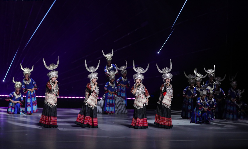 2023中国（四川）首届民族音乐周开幕式现场表演。凉山州委宣传部供图