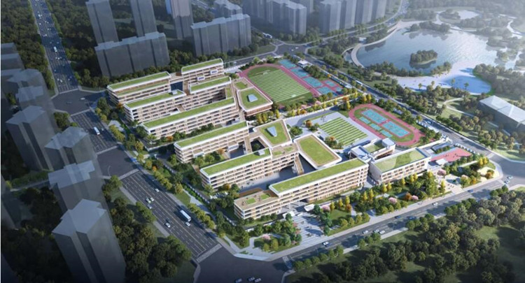 教科院附属中小学项目效果图。天府新区融媒体中心供图