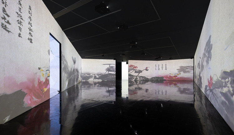 齐白石沉浸式数字光影艺术展 。成都市文旅局供图