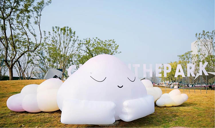 Hi森游园会的打卡点。天府新区融媒体中心供图