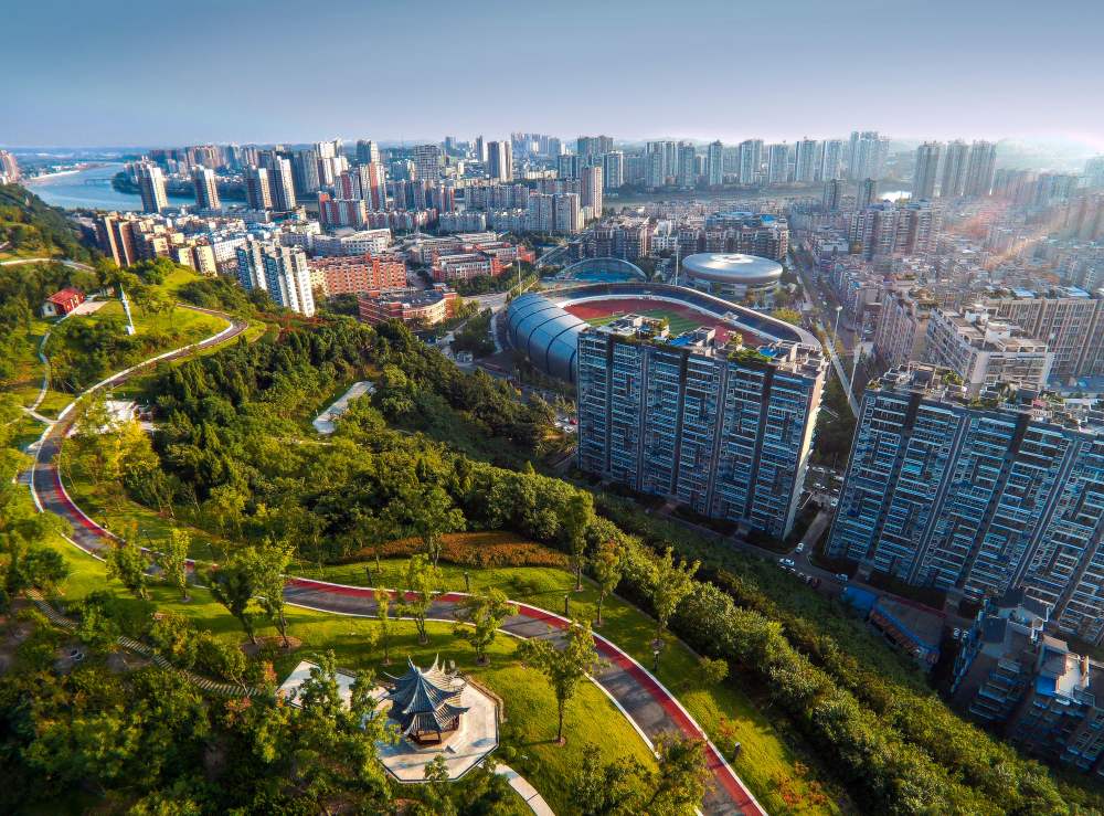 简阳城市风貌。简阳市委宣传部供图
