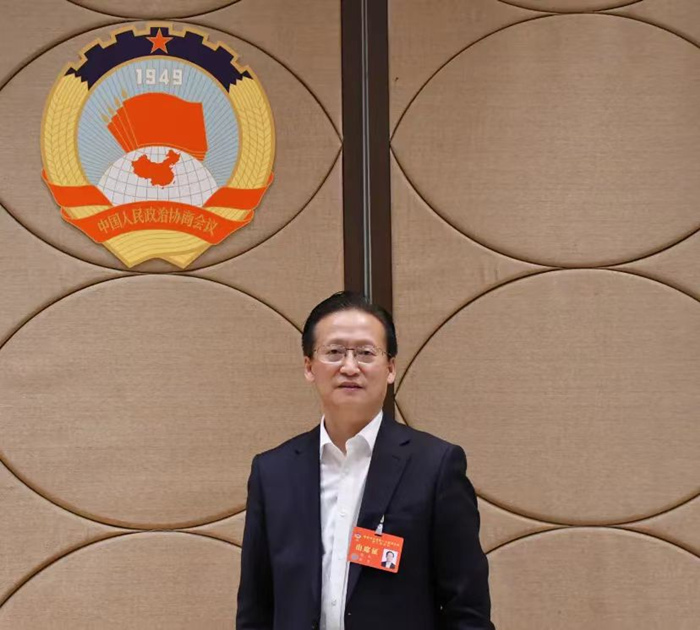 省政協委員，省衛生健康委黨組書記、主任徐斌。受訪方供圖