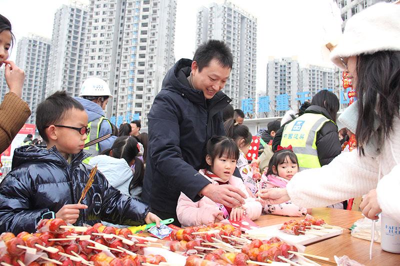 活动现场。中建四局供图