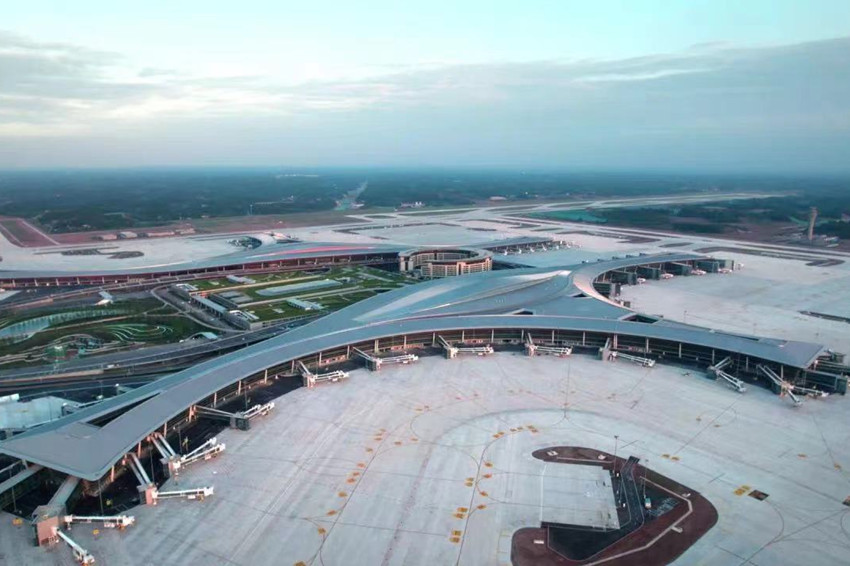 成都天府国际机场。成都东部新区供图