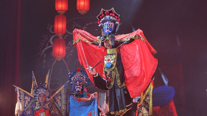 晚会现场。纳溪区委宣传部供图
