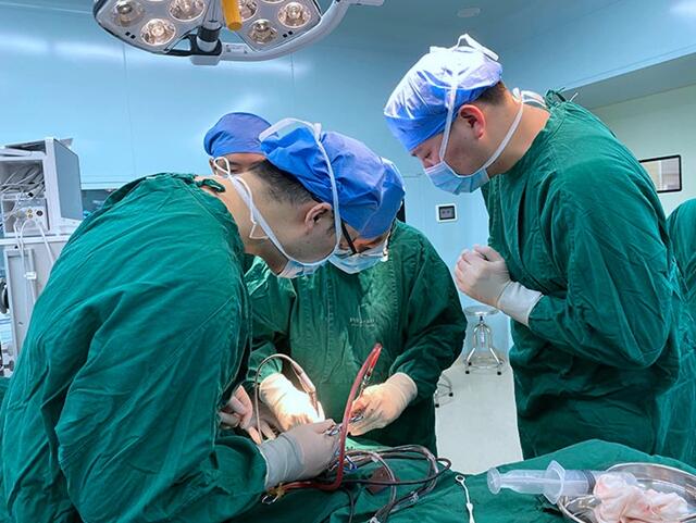 手术现场。四川泰康医院供图