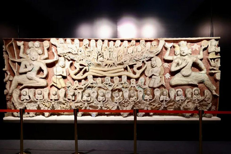 一比一3D复刻原貌再现云岗石窟。天府新区融媒体中心供图