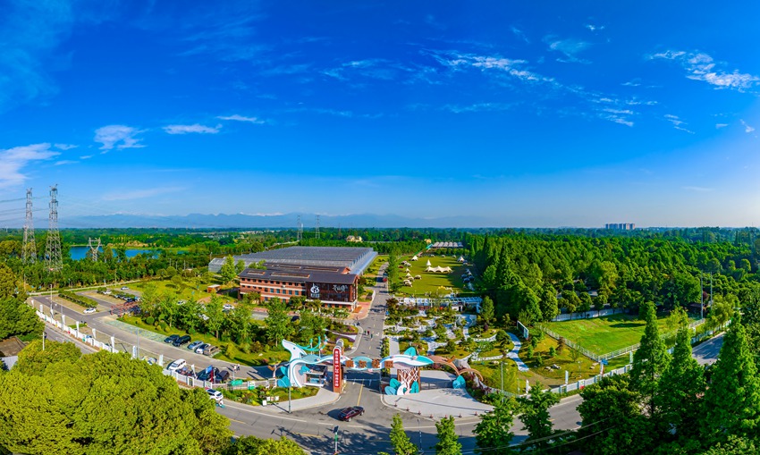 鲁家滩鹿尔花园。张志强供图