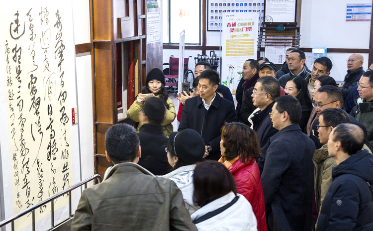 观展现场。李自公摄