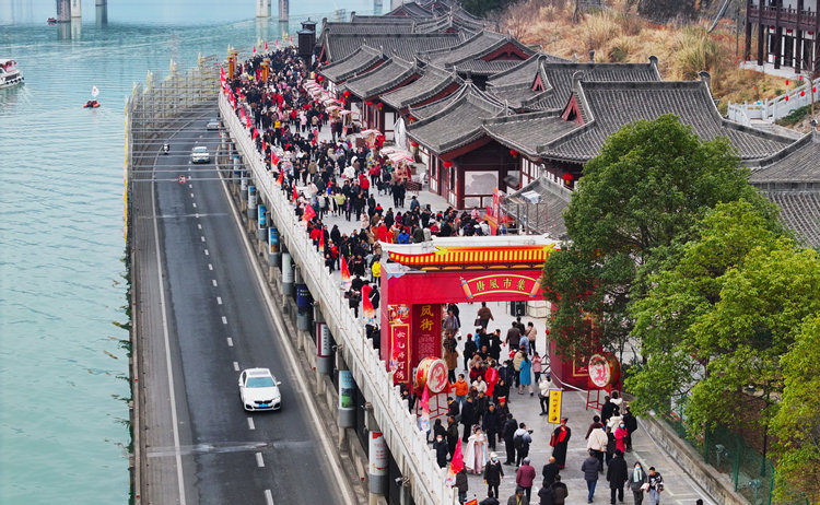 唐风市集一角。高志农供图