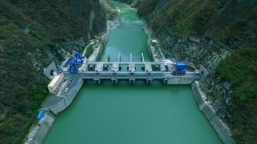 雅礱江錦屏二級水電站，擁有世界最大規模水工隧洞群。雅礱江公司供圖